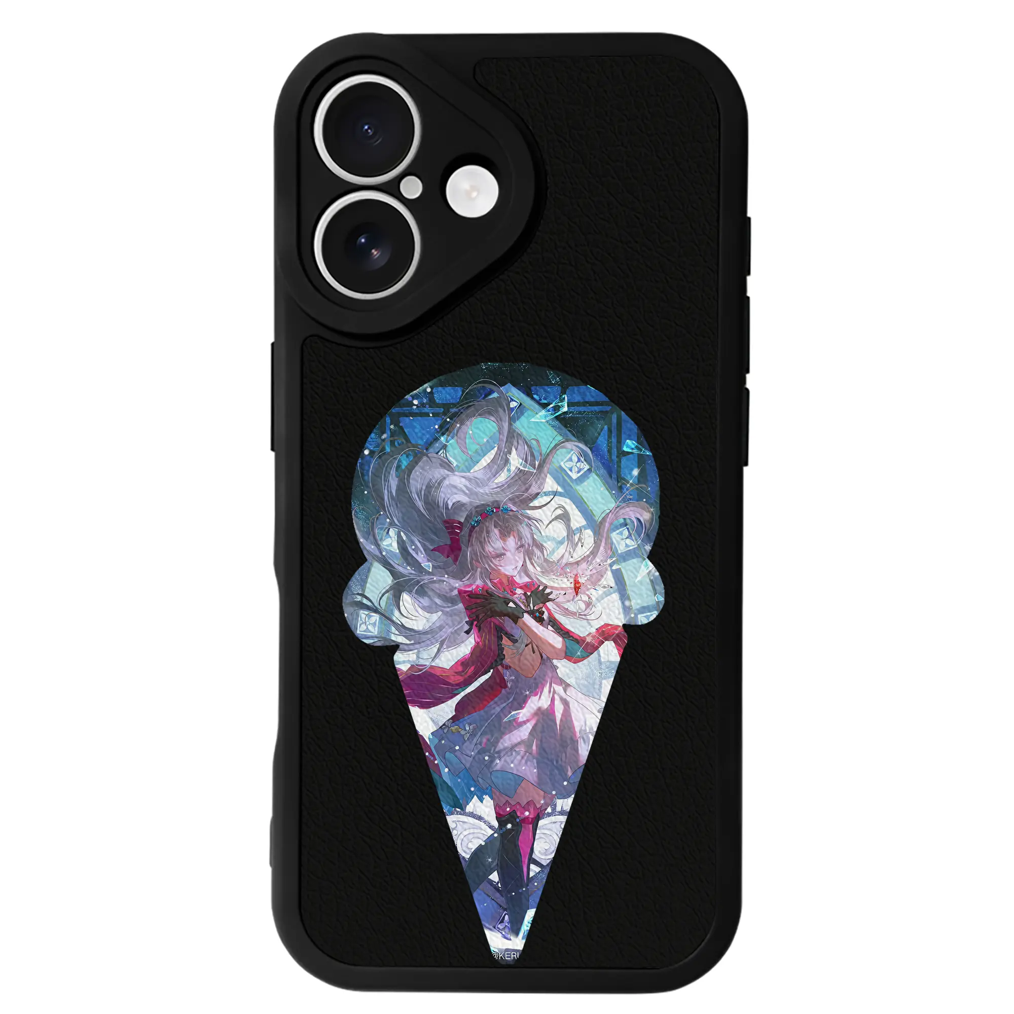 鳴潮 グッズ カルロッタ - IPhone 16シリーズ対応 ・ シリコンスマホケース ・ レザー調 ・ 高精度フィット ・ 耐衝撃 ・ ワイヤレス充電対応 ・ 精密カット